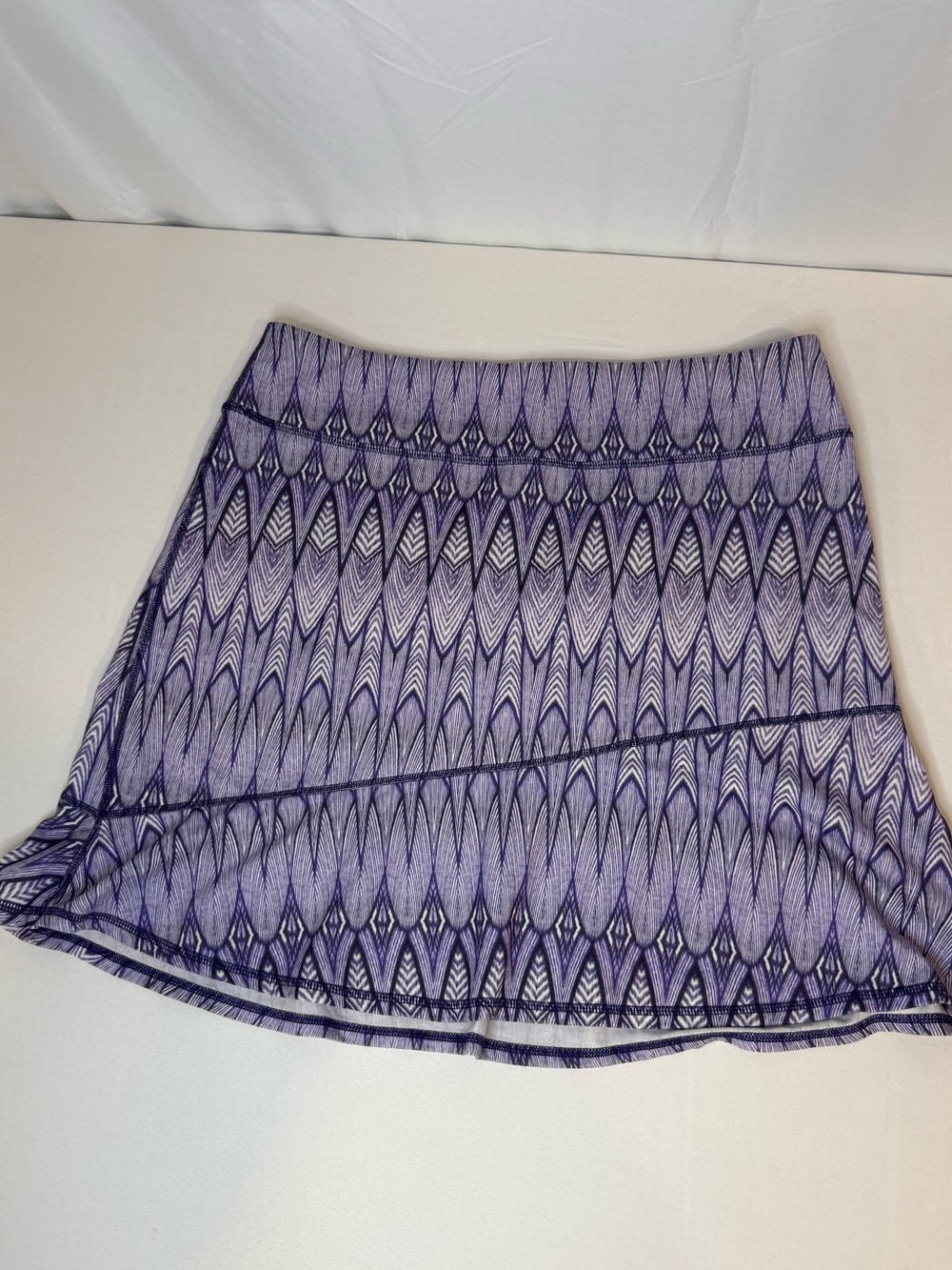 prAna Purple Geometric Athletic Skort Size M